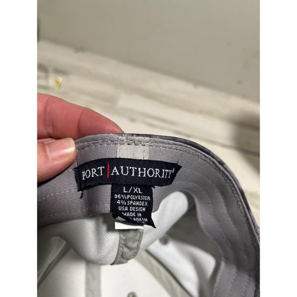 Port Authority Priefert gray closed back fitted ballcap size L/XL - Picture 5 of 5